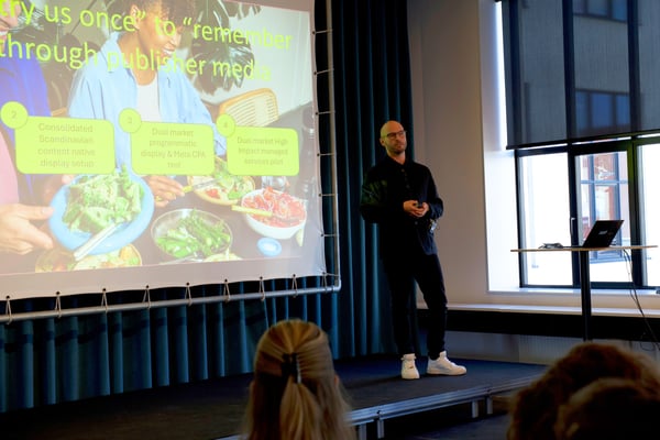 Andreas Monberg from Cheffelo at the Adnami International Publisher Summit 2026