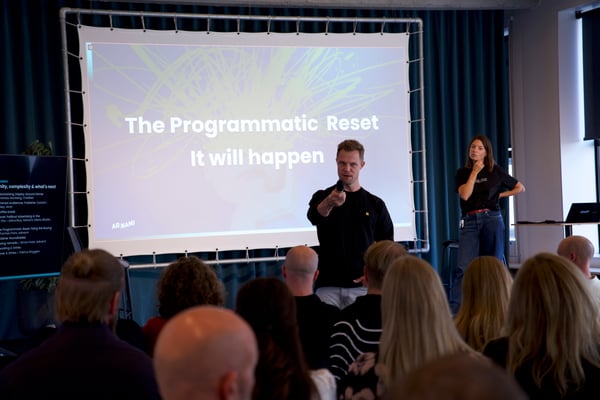Simon Kvist and Svenja Damzog at the Adnami International Publisher Summit 2026