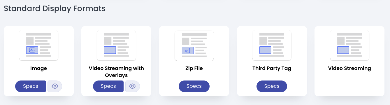 Name Displayformat How to host a Standard Display banner in Adnami